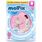 Molfix Panty Cloth Size 5 Junior Ultra Opportunity Pack 68 Pieces