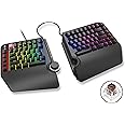 Cloud Nine ErgoTKL Tastiera meccanica ergonomica senza tenkeyless per PC – Cherry MX Brown – TKL RGB Retroilluminato Ergo Spl