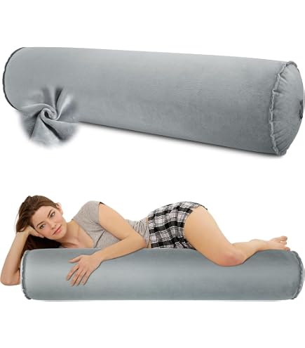 Taie De Traversin 140 Cm ONTYZZ Oreiller De Voyage Gonflable Coussin Nuque Doux Oreiller De Cou Ultraléger Oreiller Cervical 360° Complet Soutien De Nuque Pour Avion Train Voiture Bureau Accueil Dormir Repos