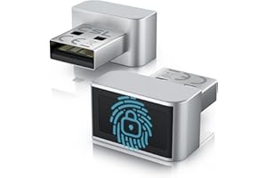 ‎CSL-COMPUTER CSL - USB Fingerabdrucksensor für PC - Fingerprint Key - bis zu 10 IDs – kompatibel mit Windows 11 – unterstützt bis zu 10 IDs – Plug & Play – Rundumerkennung – Aluminium