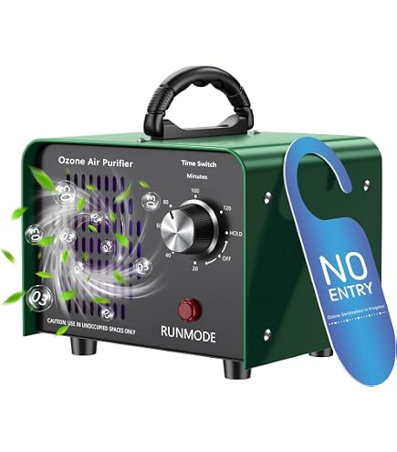 Generatore Di Ozono 32.000 Mg/h - Purificatore D'Aria Industriale Con Timer, Per Ambienti Fino A 300 Mq - Rimuove Odori, Fumo, Animali