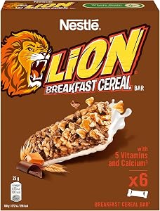 LION Barrette di Cereali Integrali con Cioccolato e Caramello 25g