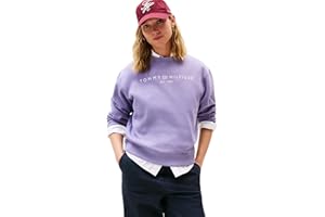 Tommy Hilfiger Donna Felpa senza Cappuccio