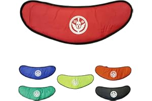 Warrior Gears Motorcycle Helmet Visor Bag for Men, Motorbike Helmet Visors Protection Bag with Waist Belt, Padded Women's Visors Bag, Scratch Resistant Visor Protective Bag - Red