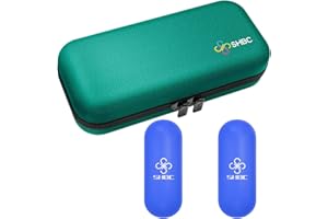 SHBC Insulin Cooler Case for Travel Diabetic Organize Insulated Cooling Bag for Medication with 2 Ice Packs Green Medical Cool Bag