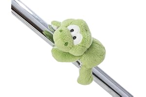 NICI 62265 Magnetyczna maskotka MagNICI, żaba Fridolin Frog, pluszak przyczepiający się do powierzchni metalowych, tablic magnetycznych i uchwytów toreb, towarzysz podróży, prezent, 12 cm, zielony