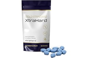 VIVANTA HEALTHCARE XtraHard | 20 Tablets | 100% Natural, Exclusively for Men, 20 Blue Pill Tablets, Manufactured in The UK.