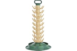 STEFANPLAST STELPLAST Égouttoir à Bouteilles en Plastique 81 PS avec poignée comme ustensile de Cuisine