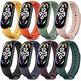 Monuary Cinturino Compatibile con Xiaomi Mi Band 6 | Xiaomi Mi Band 5 | Amazfit Band 5, Accessori per Cinturini in Silicone C