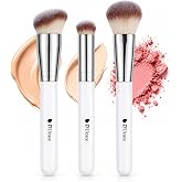 DUcare 3 Piece Makeup Brush Set, Foundation Brush, Concealer Brush, Blush | foundation brush concealer brush blush brush synt