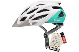 METEOR Casque Vélo VTT et VTC Adulte Jeunesse Unisexe Casque de Cyclisme de Réglable de Sport pour BMX Skate Scooter Patines Conçu pour la Sécurité des Utilisateur Marven