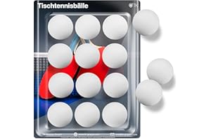‎TK GRUPPE TIMO KLINGLER TK Gruppe Timo Klingler Piłki do pingponga białe, 40 mm, do treningu i zawodów, tenis stołowy do użytku wewnątrz i na zewnątrz