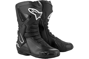 Alpinestars SMX-6 v3 Drystar Motorcycle Boots, Waterproof Touring Gear with CE Certified Protection, Durable Design, Superior Comfort & Ventilation for All-Weather Riding