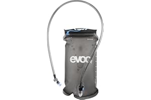EVOC Hydration Bladder 2 Poche d'hydratation (Poche d'hydratation Anti-Fuite avec Tuyau Flexible et Valve de Morsure, Facile à Nettoyer, Volume : 2 l), Carbon Grey