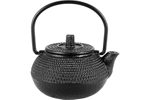 Gokoti 50ML Estilo Japones Emitir Tetera de Hervidor de Hierro Viene + Colador Tetera