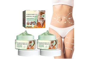 MORELAX Herbslab Wormwood Lymph Unclog Hot Cream, Cellulite Creme, Schlankheitscreme, Natürliche Wermut-Heiße Creme, Anti Cellulite Creme, Bauchstraffende Creme, Creme zur Verbrennung von Körperfett (2PCS)
