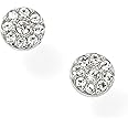 Fossil Women's Stainless Steel or Semi- Precious with Clutch closure Earrings