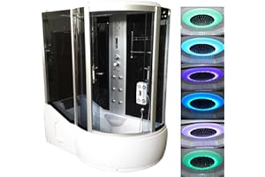 GRAFICA MA.RO SRL BAIGNOIRE BALNEO Paradise 170 x 90 cm DOUCHE MASSANTE TOURBILLON CHROMOTHERAPIE