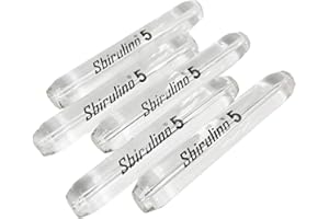 Sbirulino® Lot de 5 lames de pêche modèle court