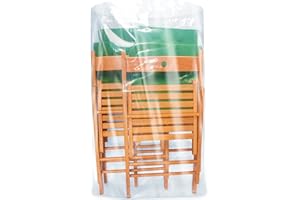 10 NICE THINGS 25 x XX Grandi Sacchetti di Plastica Trasparenti Resistenti - 92cm x 122cm, 127μm - Sacchi Enormi Trasparenti, Puliti, Resistenti, Resistenti, Impermeabili (Confezione da 25)