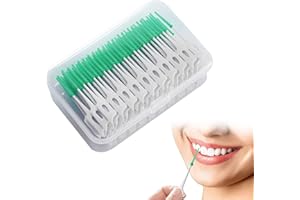 WZWZO Brosse Interdentaire, 400 pièces Brossettes Interdentaire, Brossette Dentaire, Brossette Interdentaires, Brosette Dentaires, Brossette Interdentaire, Brossettes Interdentaire pour Gum(Vert)