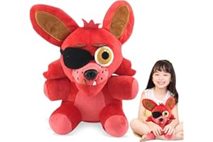 HBSFBH FNAF Plushies Toys, Foxy Chica Bonnie Peluche Bambole, FNAF Giocattoli di peluche, Five Nights at Freddy's Plushies, FNAF Peluche Bambola, Five Nights Game Peluche, Regali per i fan di FNAF