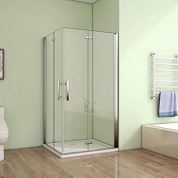 Eckdusche mit schiebetür