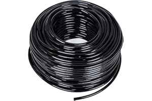 MIXC 200ft 1/4 inch Blank Distribution Tubing Drip Irrigation Hose Garden Watering Tube Line