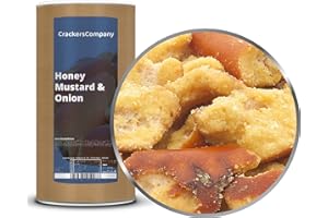 LNEE 2 x 450g Brezel-Snack mit Honig und Senf und Zwiebel vegetarisch
