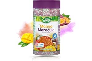 KING GEORGE - Royal Tea Time, sabor a maracuya, bebida instantánea de 6 x 400 g, 1 lata da hasta 4 litros de bebida refrescante caliente y fría