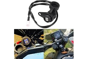 HEIGOAL Motorrad Dual USB Ladegerät Für Yamaha MT-07 MT-09 SP Tracer 900 FZ-09 FZ-07 Tracer XSR 700 12V DV Outlet Converter Kit USB Adapter