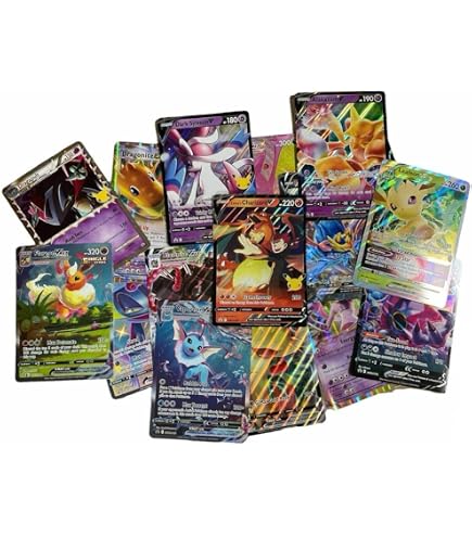 Pokémon – Lot De 6 Cartes Jumbo Aléatoires – V, Vmax, Vstars, V Union – Officielles