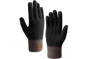 Homealexa Winter Gloves Touchscreen Gloves Knitted Finger Gloves Sport Warm and Windproof Winter Gloves for Skiing Cycling and Texting Suitable for Men and Women