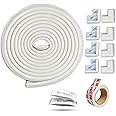 BOLTIX Baby Proofing Edge & Corner Guards 6M(19.7ft Strip+8Corners), Baby Safety Corner Guard, Edge Corner Protector Strip, Safety Furniture Bumper…