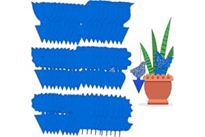 AuPower 60 Stück Blautafeln Gegen Thripse für die Zimmerpflanzen Schädlingsbekämpfung