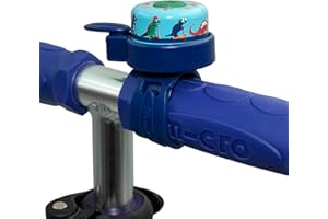 Micro Scooters | Universal Bike/Scooter Pattern Handlebar Bell | Kids Bike Accessories | Loud | Waterproof | Boys & Girls