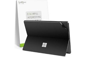 IMMOENUC - Tablet Skin Sticker for 2024 Microsoft New Surface Pro 11th Edition/Pro 9 Back Decals Protector Film Anti-Scratch Vinyl Protective Laptop Cover Abrasion Resistant(Frosted Black)