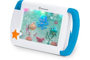 Baby Einstein On-The-Go Sea Dreams Soother, bärbar baby ljudmaskin med musik och ljus, för nyfödda 0+ månader
