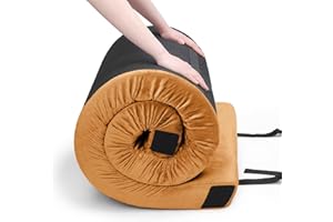 Willpo Foam Mattress for Camping - 7 cm Thick Sleeping Mat, Foam Camping Mattress for Car, Rolled Mattress for Camping, Adults, Children with Removable Waterproof Cover