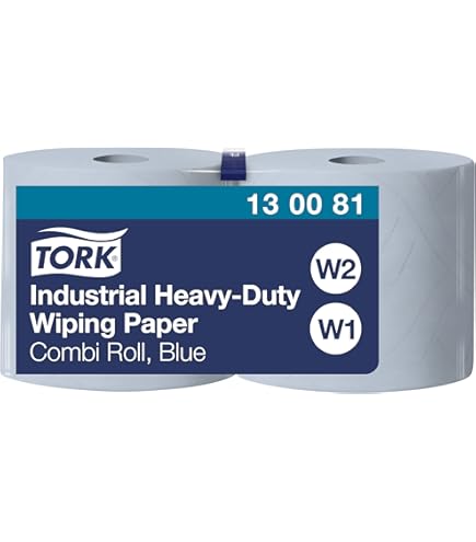 Industrieel Reinigingsmateriaal Tissue Expert Poetsdoekrol – 1000 Vellen Blauwe, Absorberende Reinigingsdoeken 36x38 Cm Industriële Poetsdoeken Geperforeerd