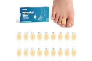 KIMIHOME Blíster hidrocoloidal para pies – 18 vendas de gel blíster – Blister Cushions for Heel,Toe,Blister Prevention for Travel,Water Resistant Vendages(Toe Pack)