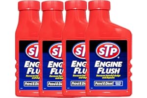 AXPOWER INSPIRATIONAL TECHNOLOGY EMPOWERING PEOPLE STP Engine Flush 450ml – Deep Cleans Engine Deposits, Removes Sludge & Carbon Build-Up, Improves Engine Performance & Efficiency, Protects Engine Parts, Pack of 4