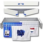 Homellence - Elegant Drying Rack Collapsible Wall - Wall Drying Rack - Wall Mounted Drying Rack - Space Saving Design - Total