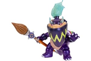 The Super Mario Galaxy Movie Wonder Bowser Jr. actionfigur | med penseltillbehör, officiellt licensierad, 17 ledpunkter, från