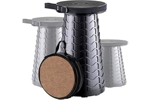 Yexati Upgraded Klapphocker Faltbar Mit Tragfähigkeit 180KG, Faltbare Camping Hocker Mit Weichem Kissen, Portable Stool Ideal Für Indoor-und Outdoor-Aktivität Ausgestattet