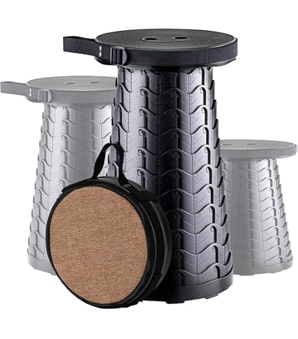 2 Tabourets Pliants Rshuhx - Portables, Légers Et Supportent 210kg, Idéaux Camping Ou Pêche