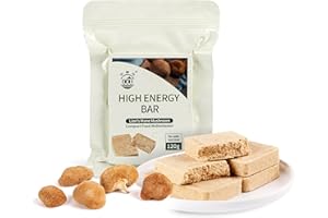 BDH Barres de rationnement alimentaire d'urgence, saveur champignon, alimentation énergétique pour camping en plein air, tempête de neige, tremblement de terre, catastrophe avec autonomie de 20 ans, 120