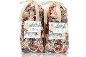 ‎QINGBEI RINA Qingbei Rina Weihnachtspotpourri-Tüten, Tee-Duft, Urlaubs-Potpourri-Schüsselfüller, getrocknete Blume, Heimduft, Beutel mit Blütenblättern, dekorative Wintervasen-Dekoration, Thanksgiving-Geschenk,