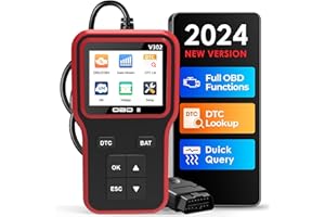 HyAdierTech OBD2 Diagnosis Herramienta de Diagnóstico, V302 Diagnosis Coche Lector de Códigos de Vehículos, Escáner OBD2 para Coche, Lector de Código para Todos los Coches del protocolo OBDII