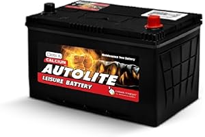 AUTOLITE IRIDIUM ULTRA 12V Autolite 12V SFLN 75AHC100 Leisure Battery For Caravans Motorhomes Marine Camper R